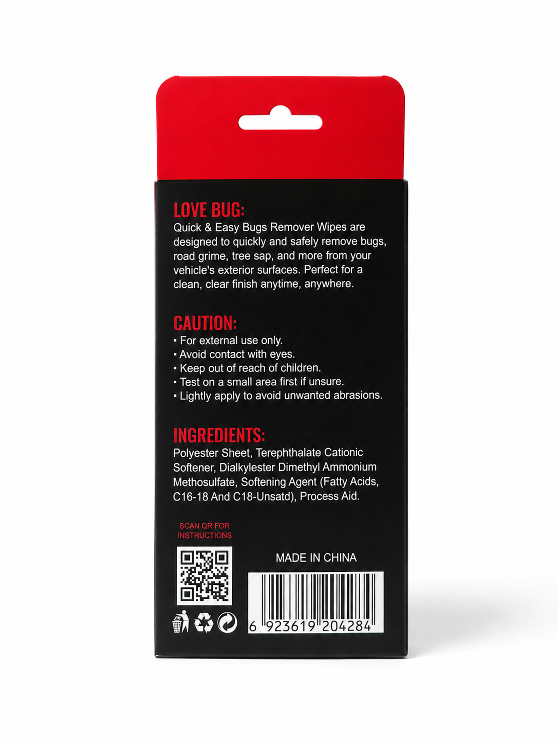 LUV BUG wipe view